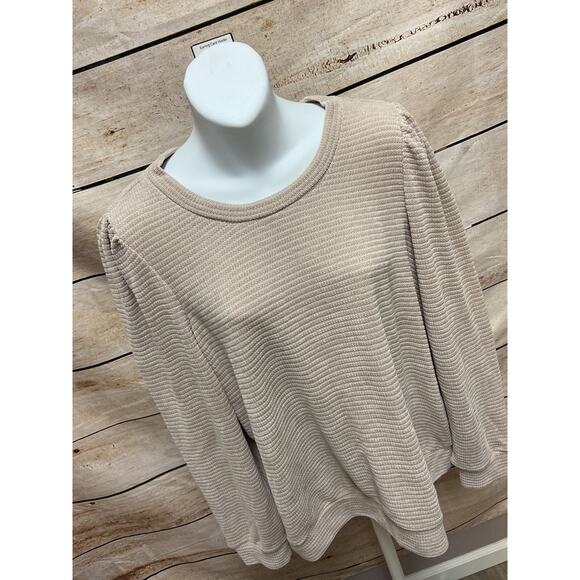 Chenault Womens Sweater Size XL Womens Beige New Pullover Long Sleeve - Picture 5 of 11